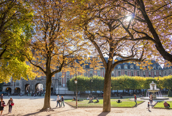 Paris in Autumn with family