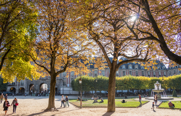 Paris in Autumn with family